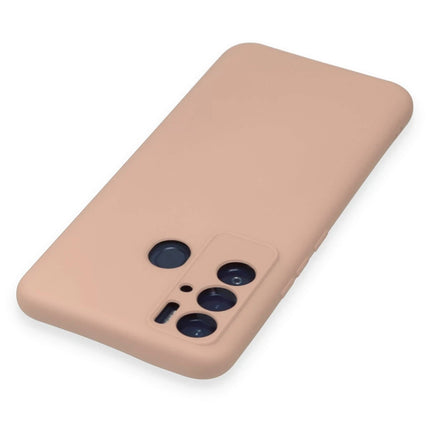 Tecno Pova Neo Nano içi Kadife Silikon Kılıf - Pudra 4