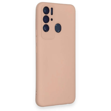 Tecno Pova Neo Nano içi Kadife Silikon Kılıf - Pudra 2