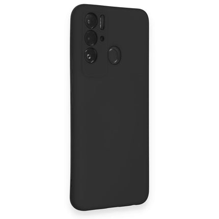 Tecno Pova Neo Nano içi Kadife Silikon Kılıf - Siyah 2