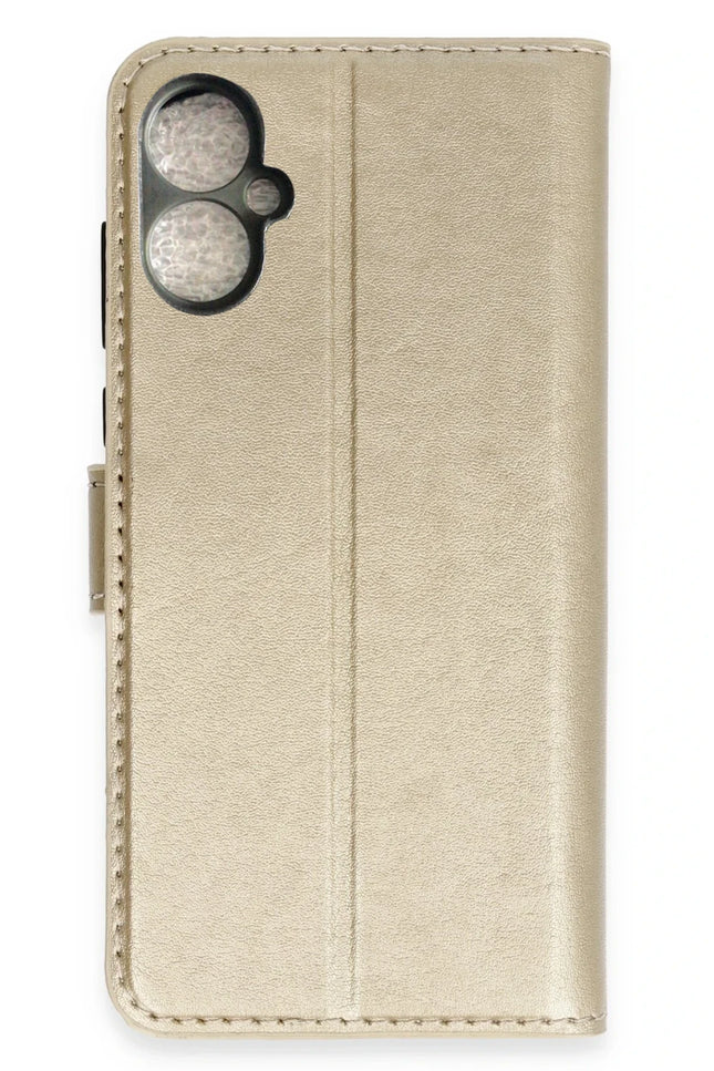 Tecno Spark 9 Pro Trend S Plus Kapaklı Kılıf - Gold