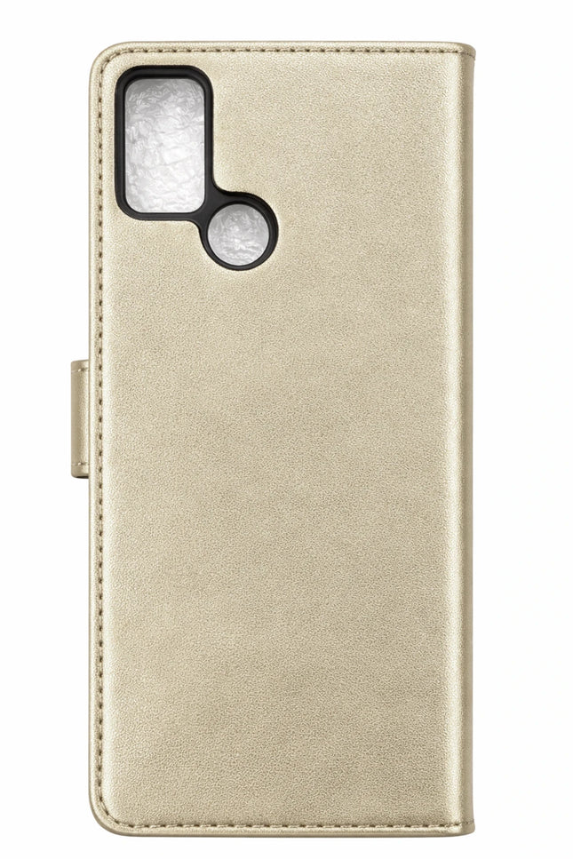 Tecno Pova Trend S Plus Kapaklı Kılıf - Gold