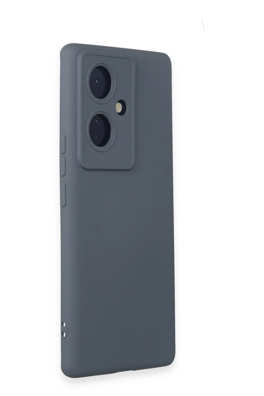 Vivo V29 Lite Nano içi Kadife Silikon Kılıf - Gri 2