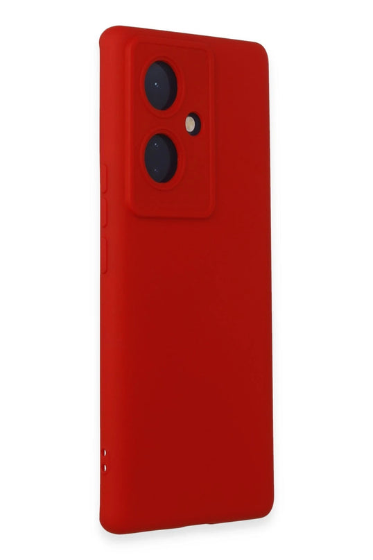 Vivo V29 Lite Nano içi Kadife Silikon Kılıf - Kırmızı 2