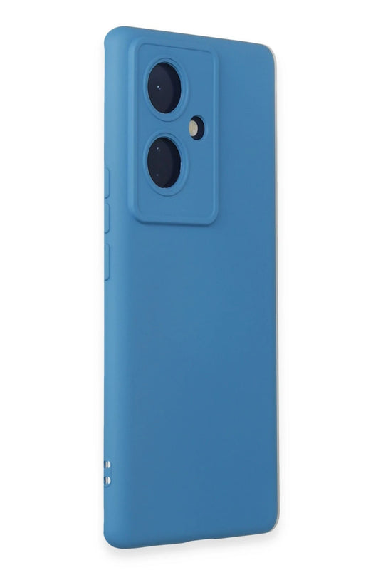 Vivo V29 Lite Nano içi Kadife Silikon Kılıf - Mavi 2