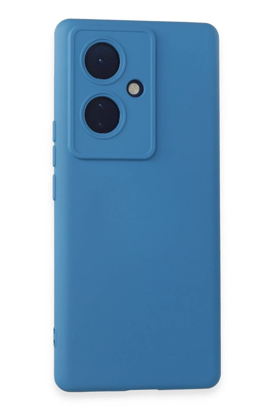 Vivo V29 Lite Nano içi Kadife Silikon Kılıf - Mavi
