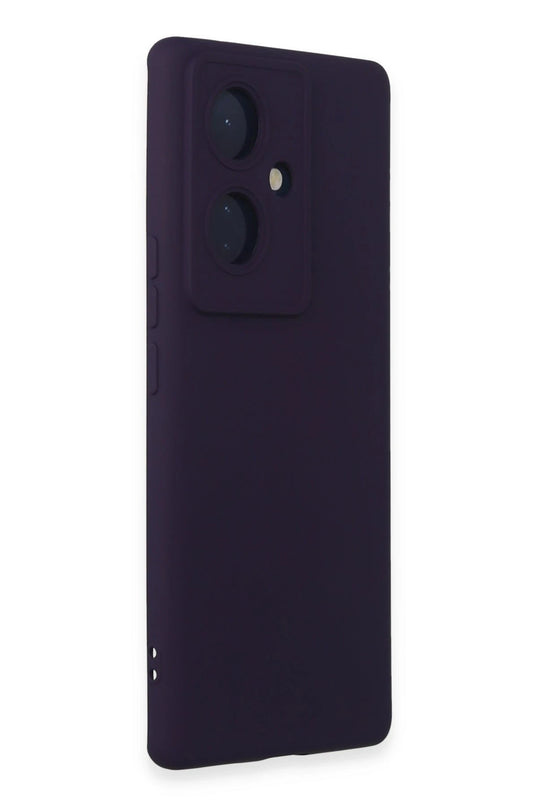Vivo V29 Lite Nano içi Kadife Silikon Kılıf - Mor 2