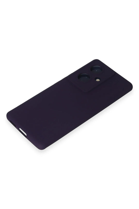 Vivo V29 Lite Nano içi Kadife Silikon Kılıf - Mor 4