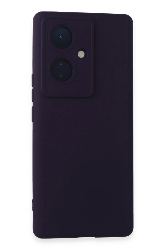 Vivo V29 Lite Nano içi Kadife Silikon Kılıf - Mor