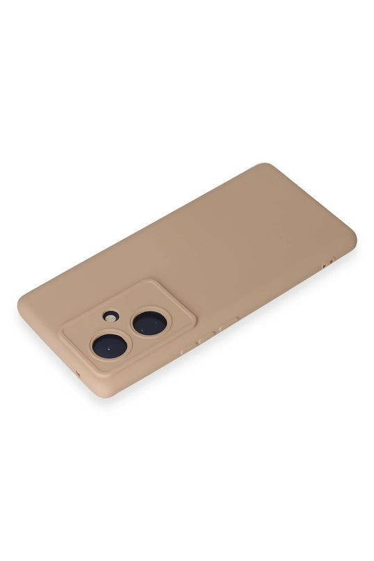 Vivo V29 Lite Nano içi Kadife Silikon Kılıf - Pudra 3