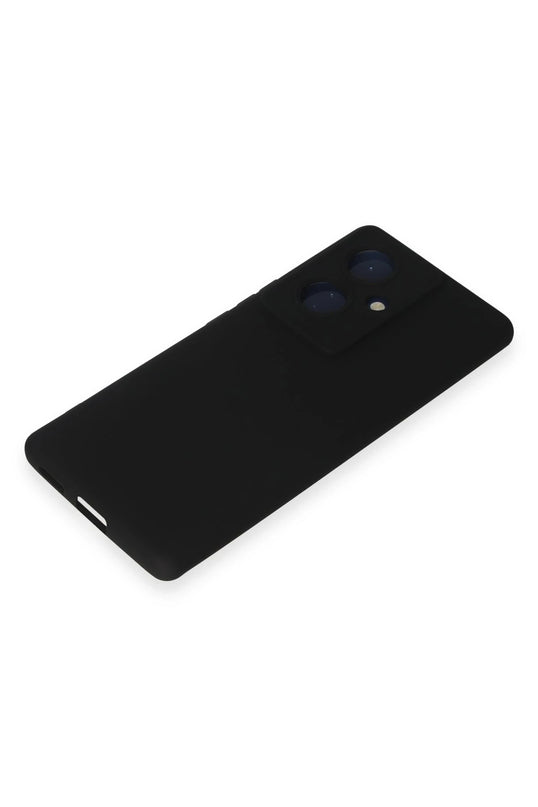 Vivo V29 Lite Nano içi Kadife Silikon Kılıf - Siyah 4