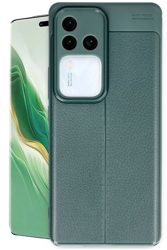 Vivo V30 5G Auto Focus Kapak Kılıf - Koyu Yeşil