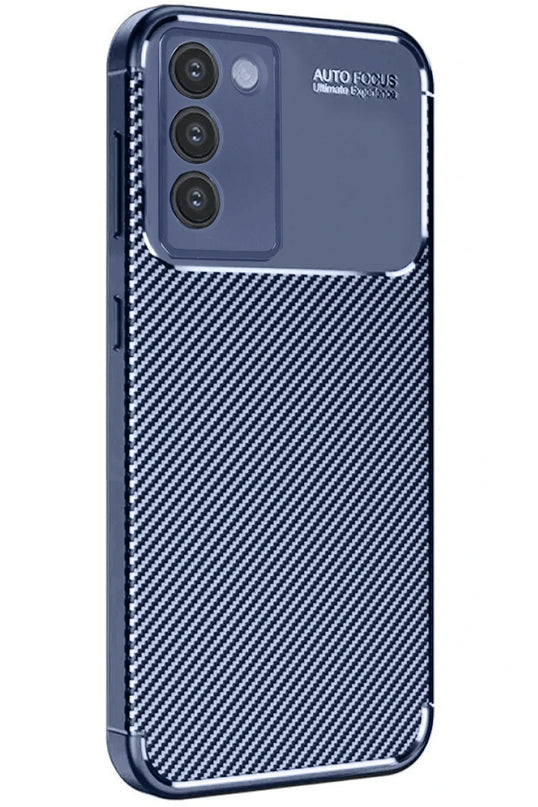 Vivo V30 Lite 4G Auto Focus Karbon Kapak Kılıf - Lacivert