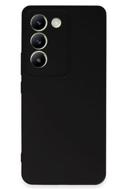 Vivo V30 Lite 4G First Silikon Kılıf - Siyah