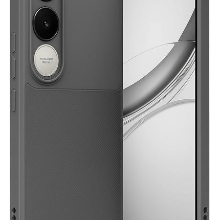 Vivo V50 Lite 4G Auto Focus Karbon Kapak Kılıf - Gri