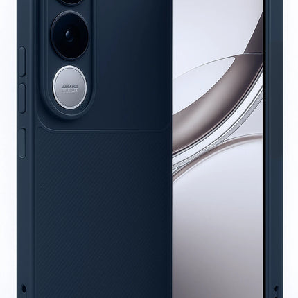Vivo V50 Lite 4G Auto Focus Karbon Kapak Kılıf - Lacivert