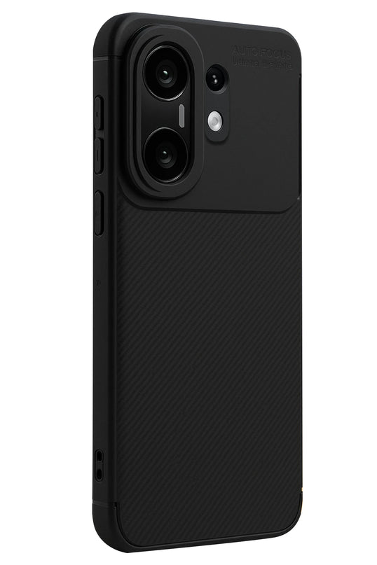 Vivo X200 FE Auto Focus Karbon Kapak Kılıf - Siyah 2