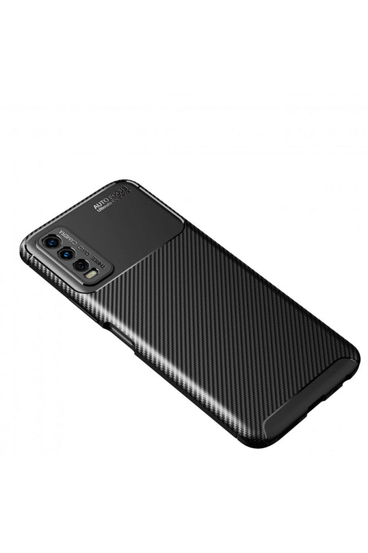 Vivo Y11S Auto Focus Karbon Kapak Kılıf - Siyah 2