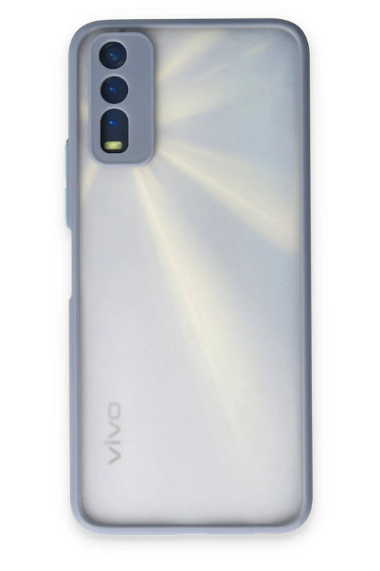 Vivo Y11S Montreal Silikon Kapak Kılıf - Gri