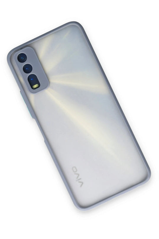 Vivo Y11S Montreal Silikon Kapak Kılıf - Gri 2