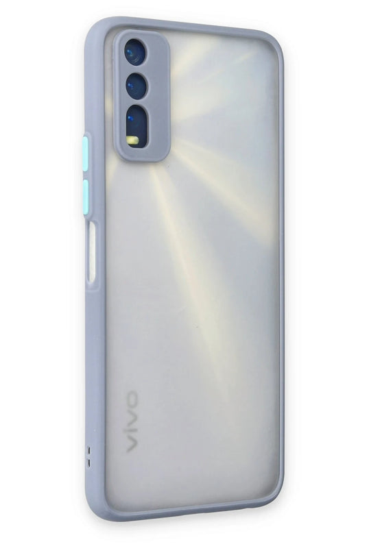 Vivo Y11S Montreal Silikon Kapak Kılıf - Gri 3