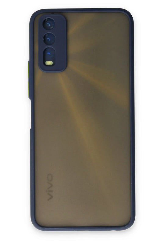 Vivo Y11S Montreal Silikon Kapak Kılıf - Lacivert
