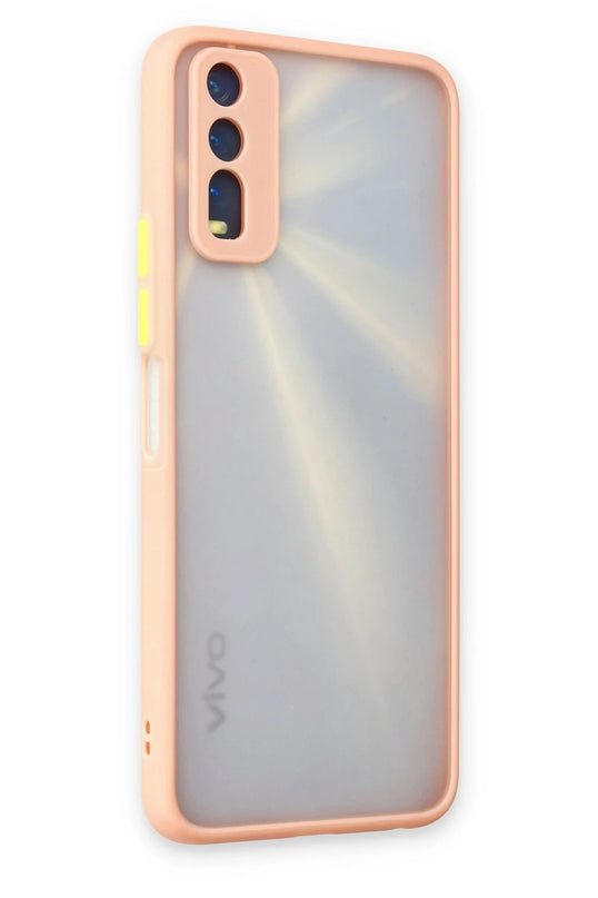 Vivo Y11S Montreal Silikon Kapak Kılıf - Pembe 3