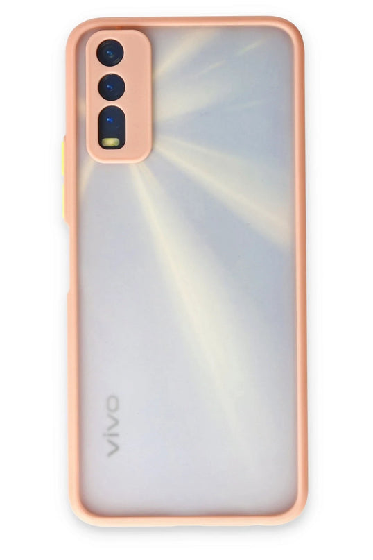 Vivo Y11S Montreal Silikon Kapak Kılıf - Pembe