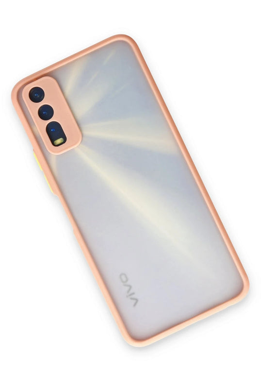 Vivo Y11S Montreal Silikon Kapak Kılıf - Pembe 2
