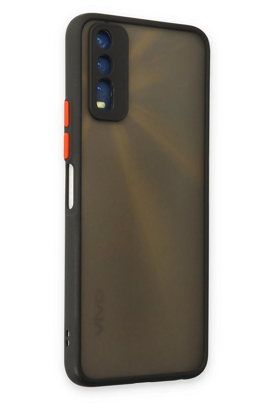 Vivo Y11S Montreal Silikon Kapak Kılıf - Siyah 3