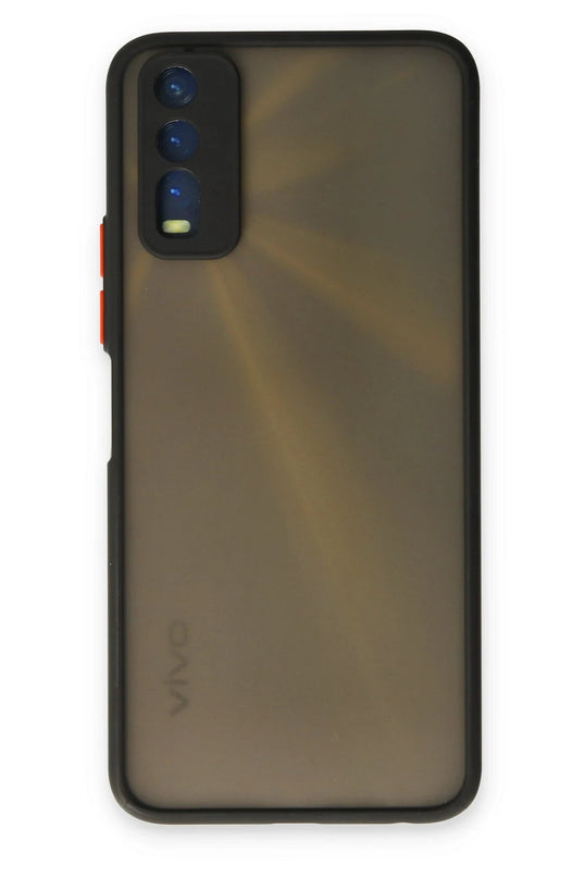 Vivo Y11S Montreal Silikon Kapak Kılıf - Siyah