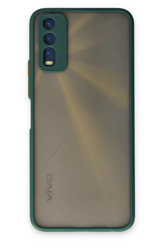 Vivo Y11S Montreal Silikon Kapak Kılıf - Yeşil