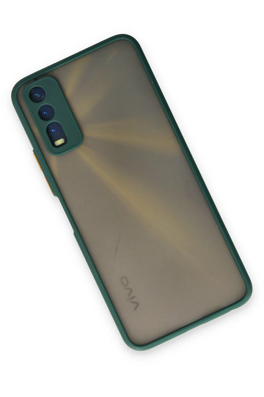 Vivo Y11S Montreal Silikon Kapak Kılıf - Yeşil 2