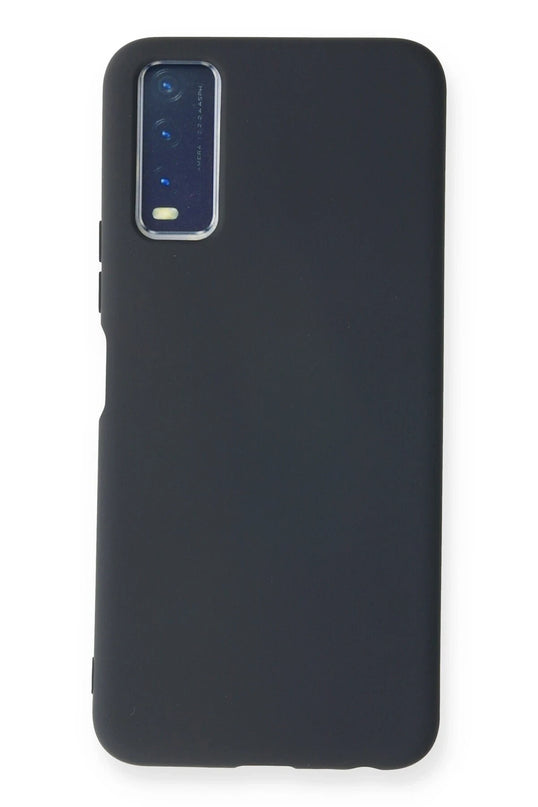 Vivo Y11S Nano içi Kadife Silikon Kılıf - Lacivert