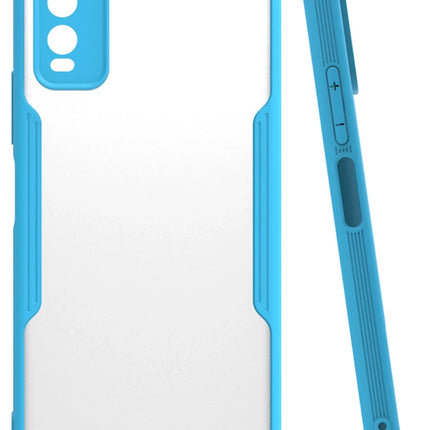 Vivo Y11S Platin Silikon Kılıf - Mavi