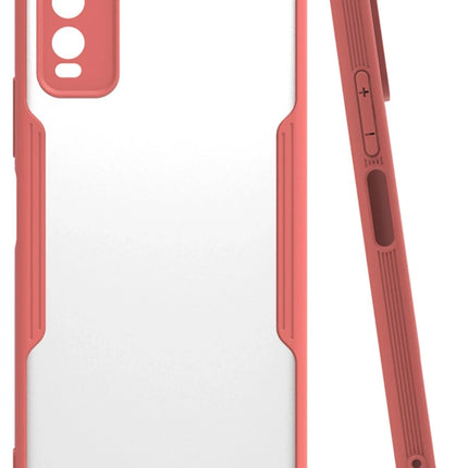 Vivo Y11S Platin Silikon Kılıf - Pembe