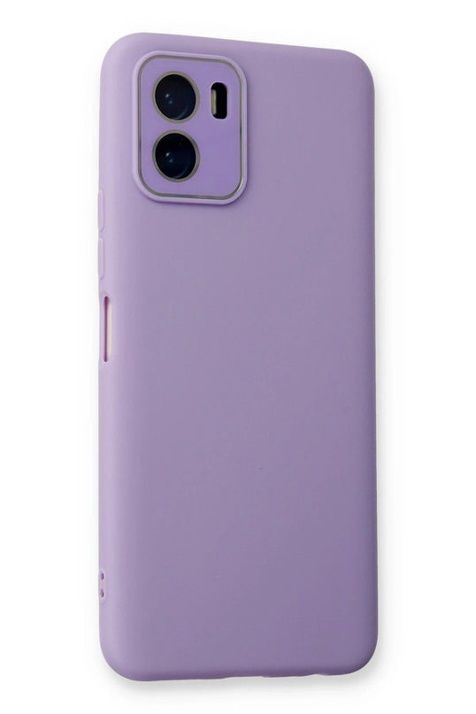 Vivo Y15S Lansman Glass Kapak Kılıf - Lila 3