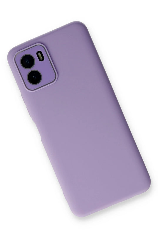 Vivo Y15S Lansman Glass Kapak Kılıf - Lila 2
