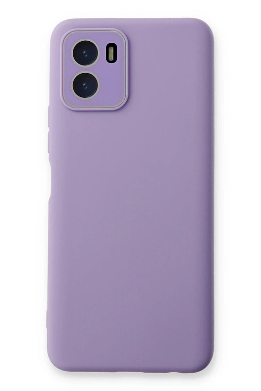 Vivo Y15S Lansman Glass Kapak Kılıf - Lila