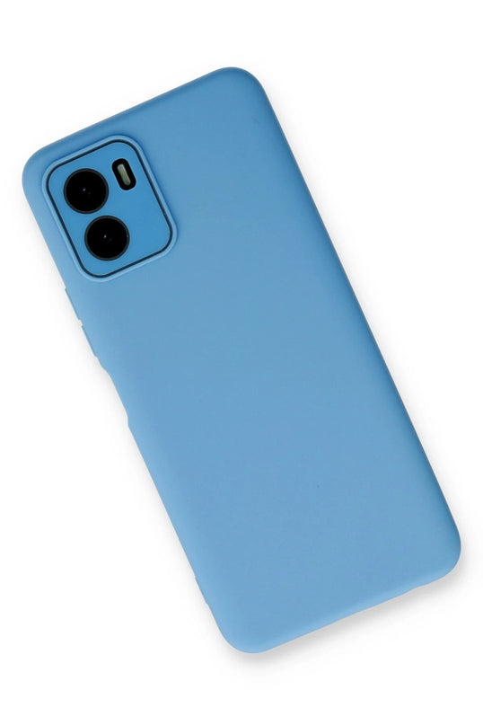 Vivo Y15S Lansman Glass Kapak Kılıf - Mavi 2