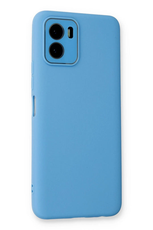 Vivo Y15S Lansman Glass Kapak Kılıf - Mavi 3
