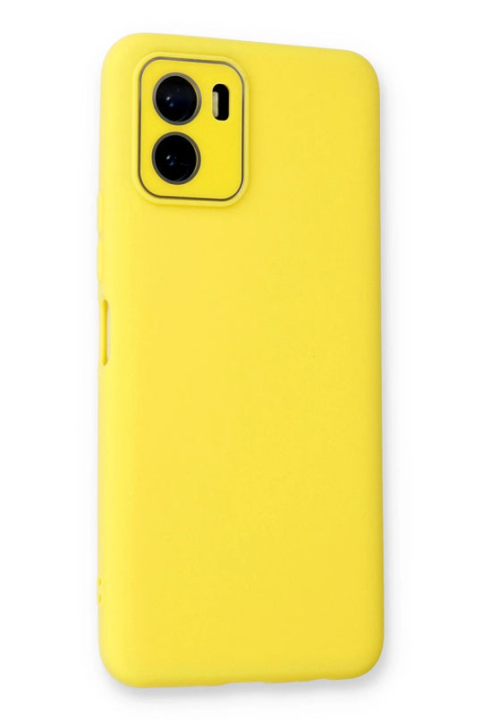 Vivo Y15S Lansman Glass Kapak Kılıf - Sarı 3