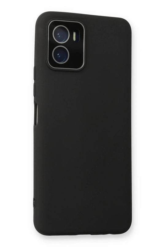 Vivo Y15S Lansman Glass Kapak Kılıf - Siyah 2
