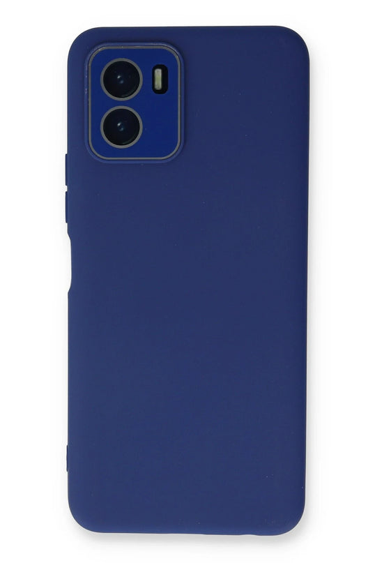Vivo Y15S Lansman Glass Kapak Kılıf - Sky Blue
