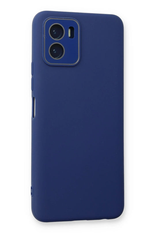 Vivo Y15S Lansman Glass Kapak Kılıf - Sky Blue 2