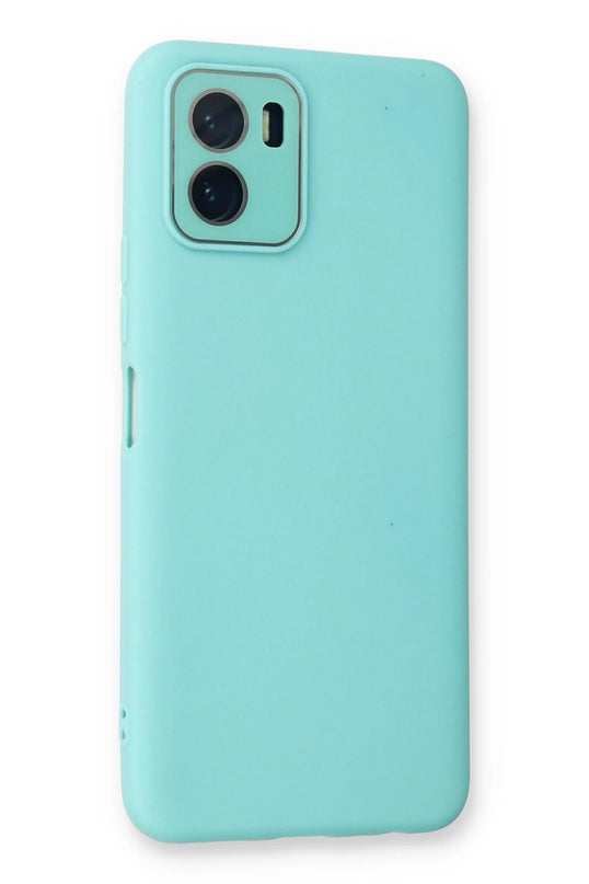 Vivo Y15S Lansman Glass Kapak Kılıf - Turkuaz 2