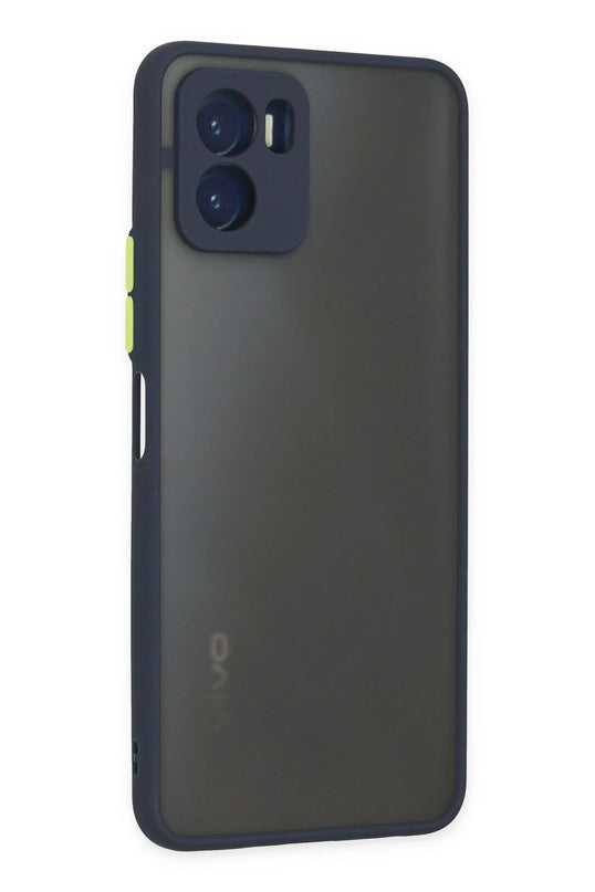 Vivo Y15S Montreal Silikon Kapak Kılıf - Lacivert 3