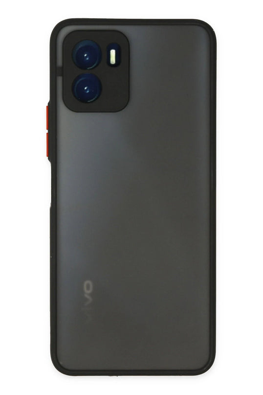 Vivo Y15S Montreal Silikon Kapak Kılıf - Siyah