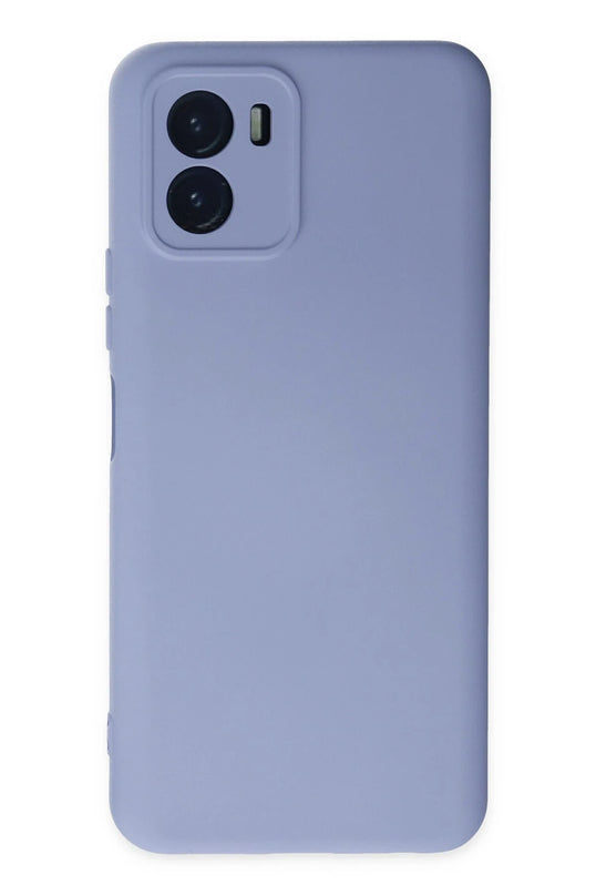 Vivo Y15S Nano içi Kadife Silikon Kılıf - Lila