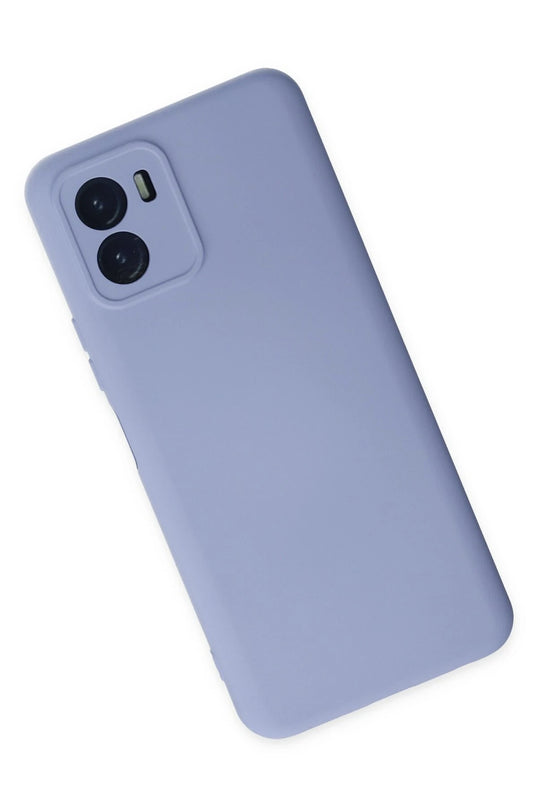 Vivo Y15S Nano içi Kadife Silikon Kılıf - Lila 2