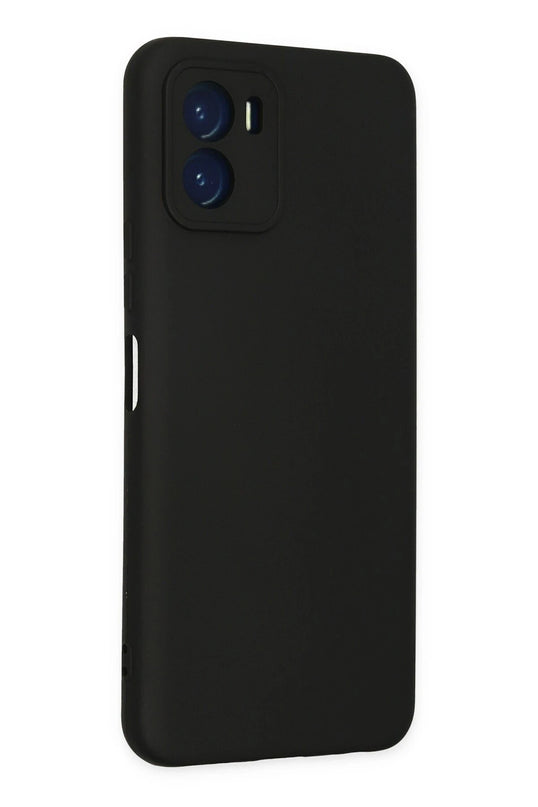 Vivo Y15S Nano içi Kadife Silikon Kılıf - Siyah 3